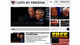 What Ilovemyfreedom.org website looked like in 2020 (3 years ago)