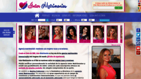 What Inter-matrimonios.com website looked like in 2020 (3 years ago)