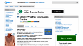 What I-sky-weather-information-centre.updatestar.com website looked like in 2020 (3 years ago)