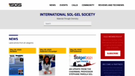 What Isgs.org website looked like in 2020 (3 years ago)
