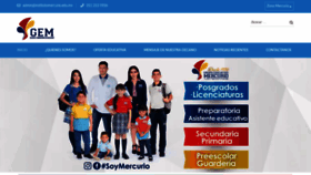 What Institutomercurio.edu.mx website looked like in 2020 (3 years ago)