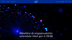 What Intel.it website looked like in 2020 (3 years ago)