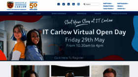 What Itcarlow.ie website looked like in 2020 (3 years ago)