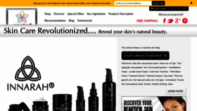 What Innarah.com website looked like in 2020 (3 years ago)