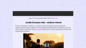 What Ingves.fi website looked like in 2020 (3 years ago)
