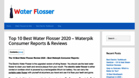 What Iwaterflosser.com website looked like in 2020 (3 years ago)