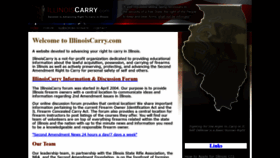 What Illinoiscarry.com website looked like in 2020 (5 years ago)