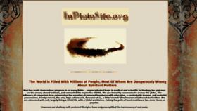 What Inplainsite.org website looked like in 2020 (3 years ago)