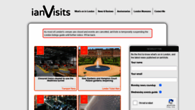 What Ianvisits.co.uk website looked like in 2020 (3 years ago)