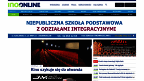 What Ino-online.pl website looked like in 2020 (3 years ago)