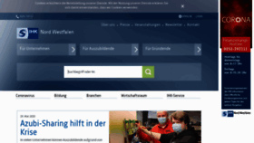 What Ihk-nordwestfalen.de website looked like in 2020 (3 years ago)
