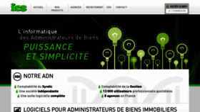 What Ics.fr website looked like in 2020 (3 years ago)