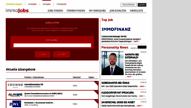 What Immojobs.at website looked like in 2020 (3 years ago)