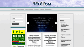 What Institutotelecom.com.br website looked like in 2020 (3 years ago)