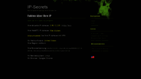 What Ip-secrets.info website looked like in 2020 (3 years ago)