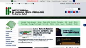 What Ifrs.edu.br website looked like in 2020 (3 years ago)