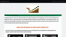 What Invest.realnaps.com website looked like in 2020 (3 years ago)