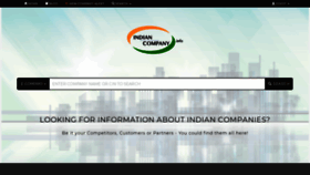 What Indiancompany.info website looked like in 2020 (3 years ago)