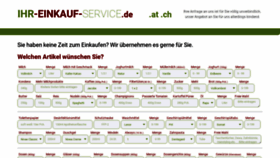 What Ihr-einkaufsservice.de website looked like in 2020 (3 years ago)