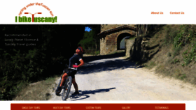 What Ibiketuscany.com website looked like in 2020 (3 years ago)
