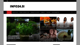 What Info24.si website looked like in 2020 (3 years ago)