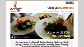 What Itchef.net website looked like in 2020 (3 years ago)