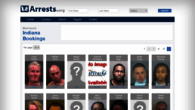 What Indiana.arrests.org website looked like in 2020 (5 years ago)