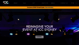What Iccsydney.com.au website looked like in 2020 (3 years ago)