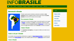 What Infobrasile.it website looked like in 2020 (3 years ago)