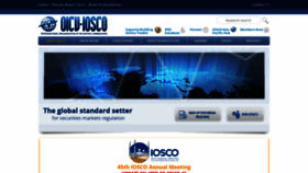 What Iosco.org website looked like in 2020 (5 years ago)
