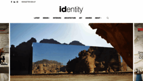 What Identity.ae website looked like in 2020 (3 years ago)