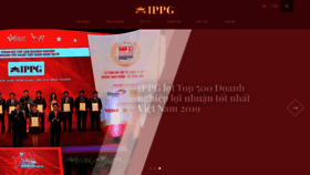 What Ippgroup.vn website looked like in 2020 (3 years ago)