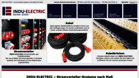 What Indu-electric.de website looked like in 2020 (3 years ago)