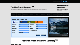 What Ideatravel.com website looked like in 2020 (3 years ago)