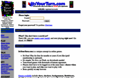 What Itsyourturn.com website looked like in 2020 (3 years ago)