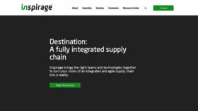What Inspirage.com website looked like in 2020 (3 years ago)