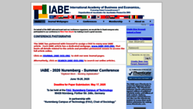 What Iabe.org website looked like in 2020 (3 years ago)