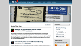 What Isla-offshore.com website looked like in 2020 (3 years ago)