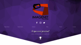 What Imagenet.com.br website looked like in 2020 (3 years ago)