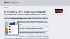 What Immo-api-agentur.de website looked like in 2020 (3 years ago)