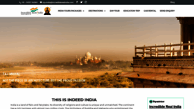 What Incrediblerealindia.com website looked like in 2020 (3 years ago)