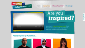 What Inspiredbymuhammad.com website looked like in 2020 (3 years ago)