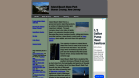 What Islandbeachnj.org website looked like in 2020 (3 years ago)