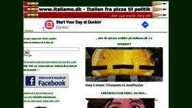 What Italy.dk website looked like in 2020 (3 years ago)