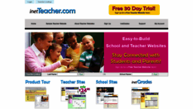 What Inetteacher.com website looked like in 2020 (3 years ago)