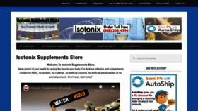 What Isotonicsupplementstore.com website looked like in 2020 (3 years ago)