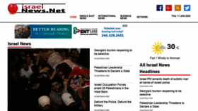 What Israelnews.net website looked like in 2020 (3 years ago)