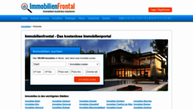 What Immobilienfrontal.de website looked like in 2020 (3 years ago)