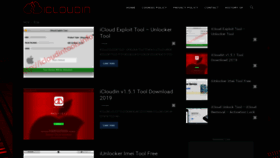 What Icloudintools.info website looked like in 2020 (3 years ago)