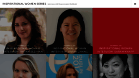 What Inspirationalwomenseries.org website looked like in 2020 (3 years ago)